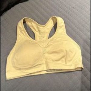 Tan sports bra